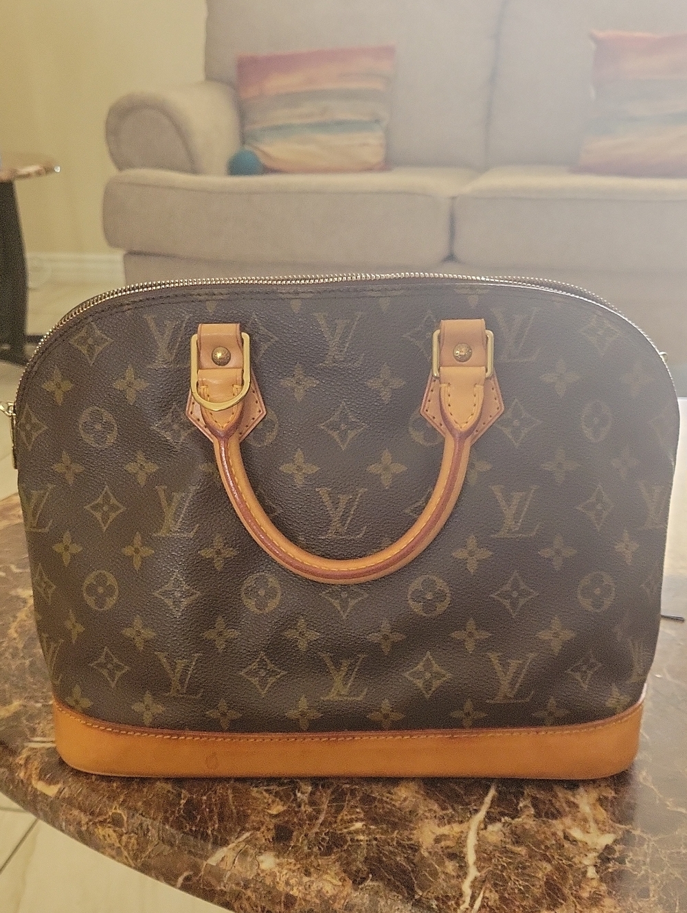 Louis Vuitton Alma PM  Monogram Handbag